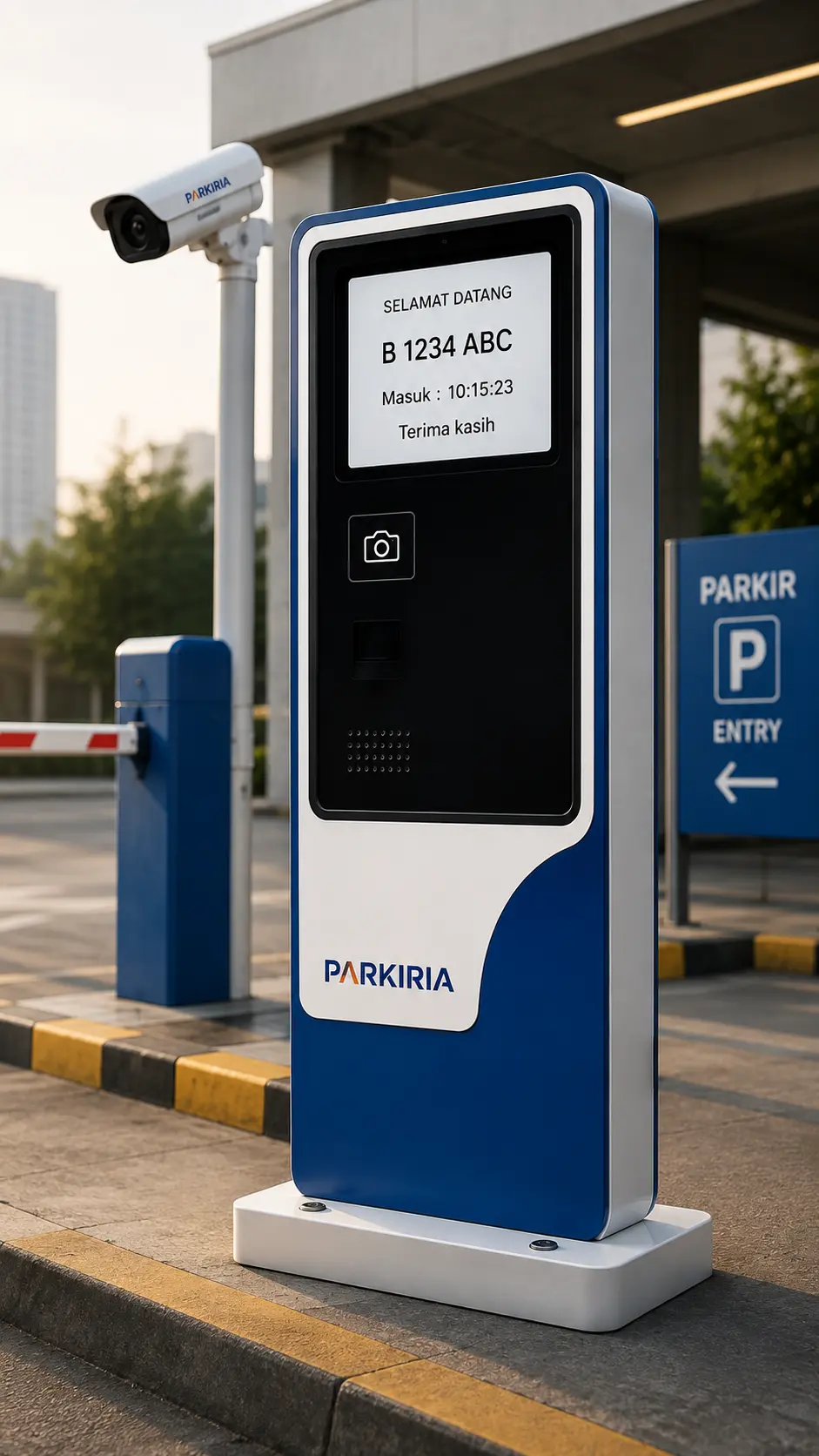 Parkir pintar, tanpa tiket.